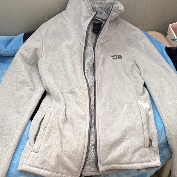 The North Face Jackets & Blazers - The North Face Light Gray Fleece Jacket